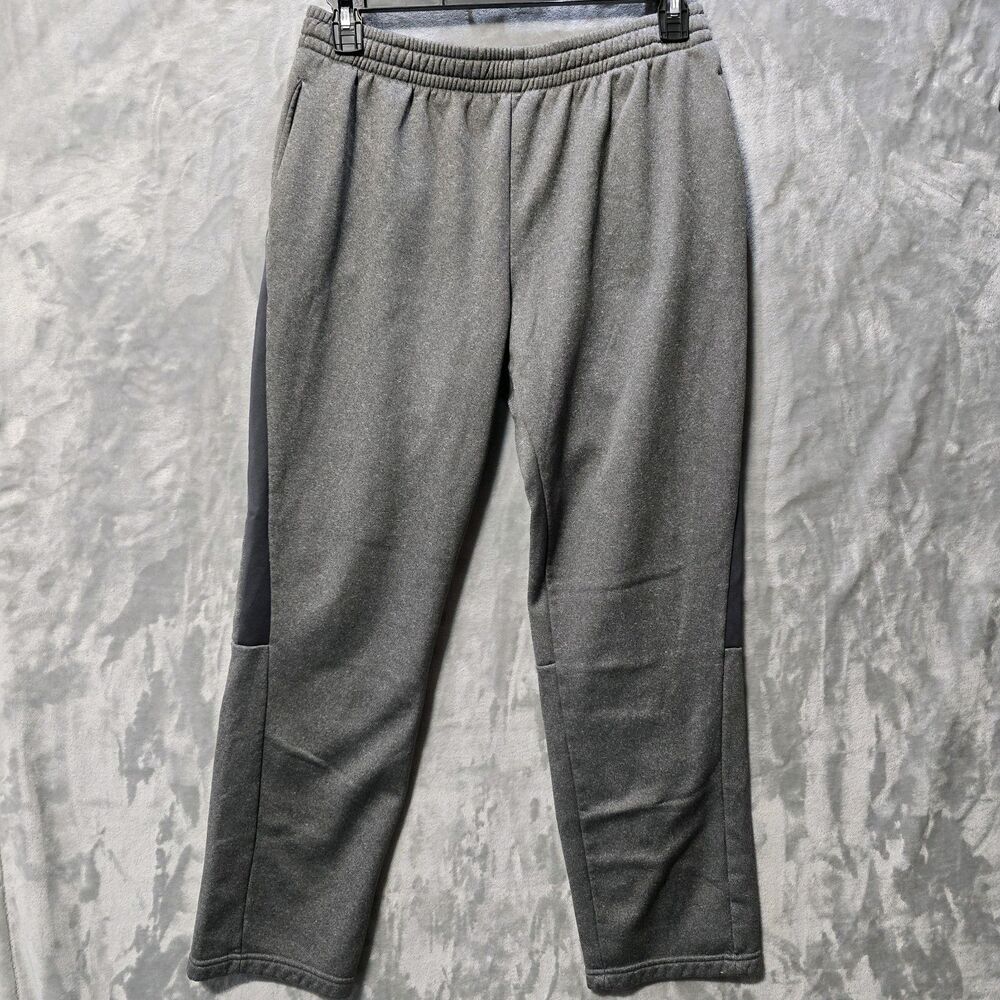 Tek Gear Mens Gray M Athletic Jogger Pants Elastic Drawstring Waistband Pockets